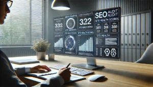 Person Conducting SEO Audit